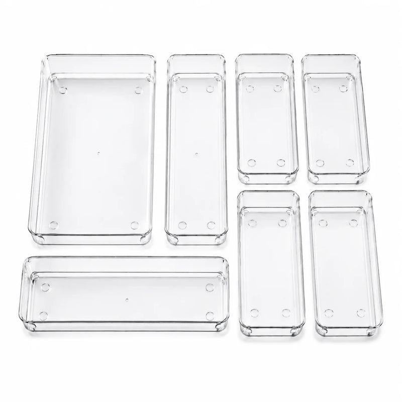 OrganiBox kit organizadores gaveta maquiagem penteadeira completo