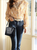 Bolsa de Couro de Alça Transversal -  Bali