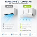 AirFlow™ – Defletor de Ar Condicionado Acrílico | Sem Furos · Universal Split