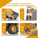 CaçambaTruck™ – Caminhão RC Caçamba Funcional com Luzes, Sons e Bateria Recarregável