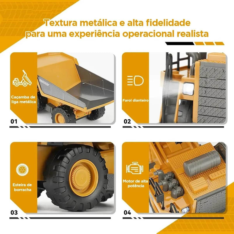 CaçambaTruck luzes LED e sons