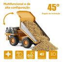 CaçambaTruck™ – Caminhão RC Caçamba Funcional com Luzes, Sons e Bateria Recarregável