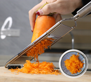 CortaChef 4 em 1™ – Ralador Multifuncional em Aço Inox