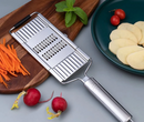 CortaChef 4 em 1™ – Ralador Multifuncional em Aço Inox
