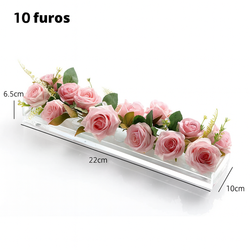 CrystalVase arranjo flores decoração ambiente