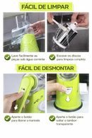 Fatiador TurboSlice 3 em 1 -Manual Giratório Multiuso