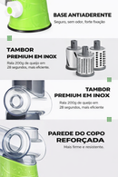 Fatiador TurboSlice 3 em 1 -Manual Giratório Multiuso