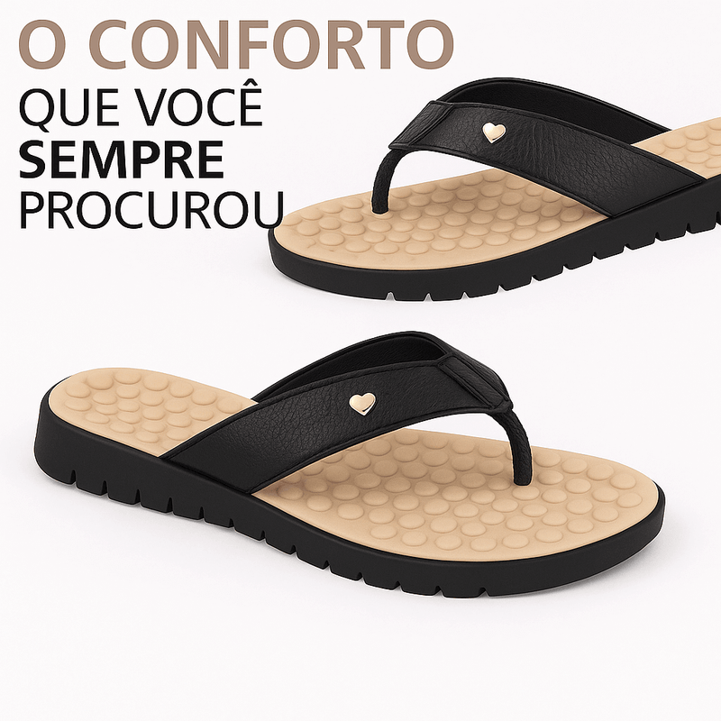 Chinelo Feminino Ortopédico Tratorado – Conforto e Estilo em Dobro