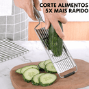 CortaChef 4 em 1™ – Ralador Multifuncional em Aço Inox