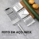 CortaChef 4 em 1™ – Ralador Multifuncional em Aço Inox