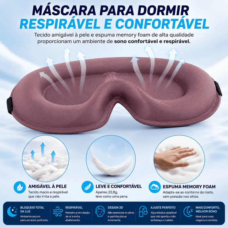 DreamShield espuma macia respirável conforto dormir