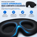 DreamShield™ – Máscara 3D de Espuma para Dormir | Blackout Total · Zero Pressão