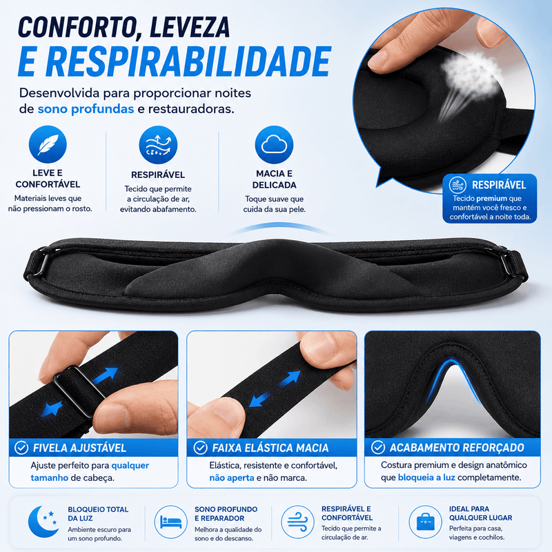 DreamShield elástico ajustável qualquer posição dormir