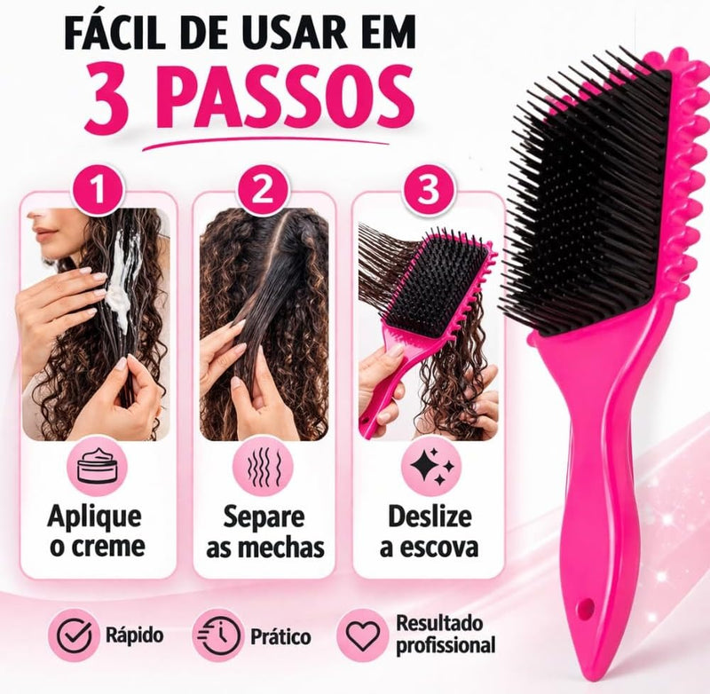 CurlPro cerdas macias sem quebra fio cacheado