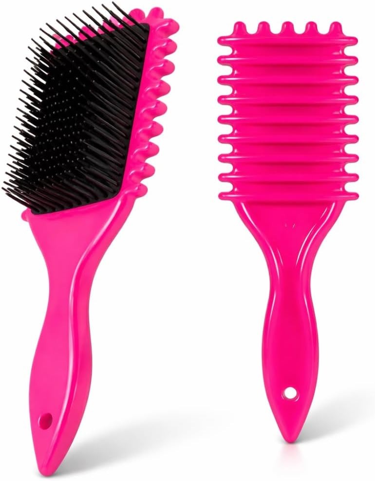 CurlPro Escova Definidora de Cachos ondulados cacheados crespos