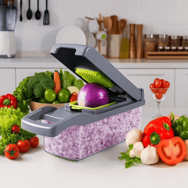 Cortador e Fatiador Multifuncional De Alimentos