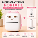 PrintPocket – Mini Impressora Térmica Sem Fio | Bluetooth · Sem Tinta · Android e iOS