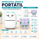 PrintPocket – Mini Impressora Térmica Sem Fio | Bluetooth · Sem Tinta · Android e iOS