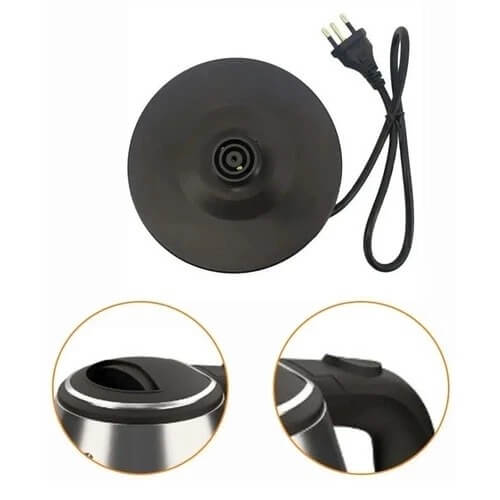 Chaleira Elétrica Inox Premium 1.8L – Água Quente em Segundos