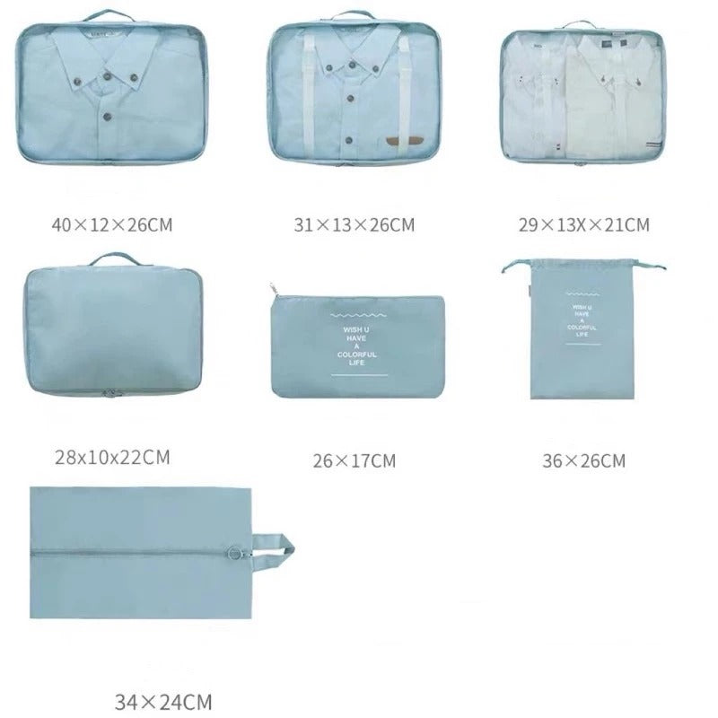 PackPro organização mala arrumada