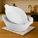 Kit 10 Petisqueiras Canoa Premium – Elegância e Praticidade à Mesa