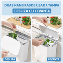 WallBin™ – Lixeira Suspensa de Parede 9L com Abertura por Botão para Banheiro