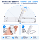 LumePage™ – Luminária Portátil para Leitura | 3 Temperaturas · 6-8h · USB · Sem Incomodar