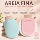 KoreScrub™ – Luva Esfoliante Coreana | Remove Células Mortas · Dupla Face · Pele Renovada