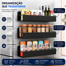 MagnaRack™ – Kit 2 Prateleiras Magnéticas | Geladeira · Máquina de Lavar · Sem Furos · Organização