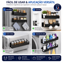 MagnaRack™ – Kit 2 Prateleiras Magnéticas | Geladeira · Máquina de Lavar · Sem Furos · Organização