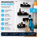 MagnaRack™ – Kit 2 Prateleiras Magnéticas | Geladeira · Máquina de Lavar · Sem Furos · Organização
