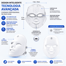 Máscara Facial LED 7 Cores | Acne · Anti-Rugas · Manchas · Tratamento Profissional em Casa