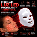 Máscara Facial LED 7 Cores | Acne · Anti-Rugas · Manchas · Tratamento Profissional em Casa