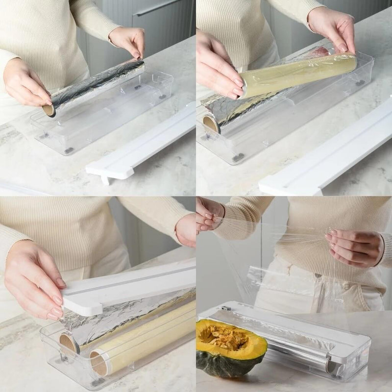 Organizador de Rolos Duplo Otimize Shop – Praticidade e Elegância na Sua Cozinha