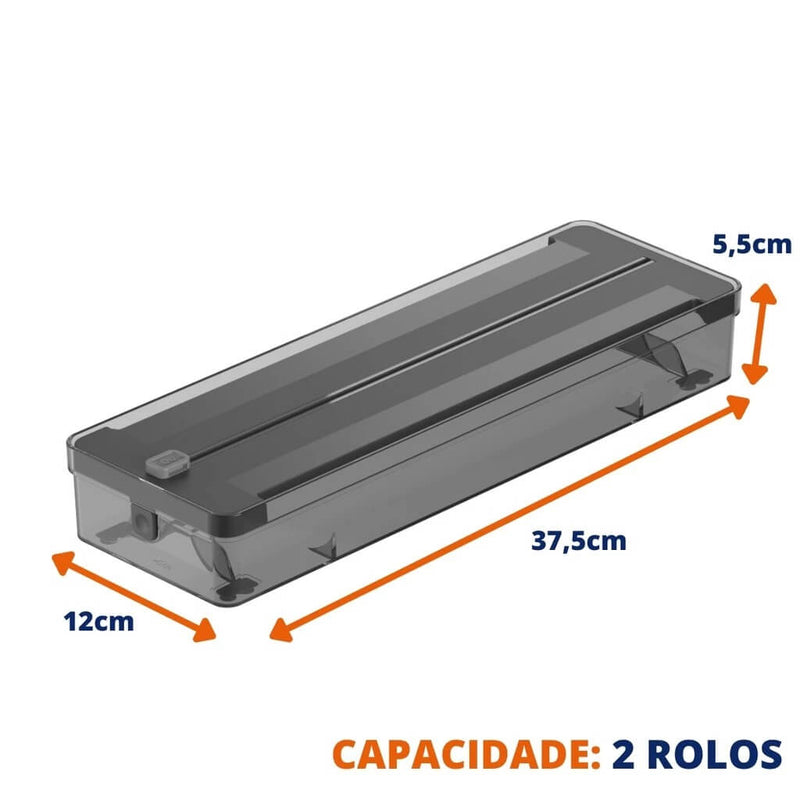 Organizador de Rolos Duplo Otimize Shop – Praticidade e Elegância na Sua Cozinha
