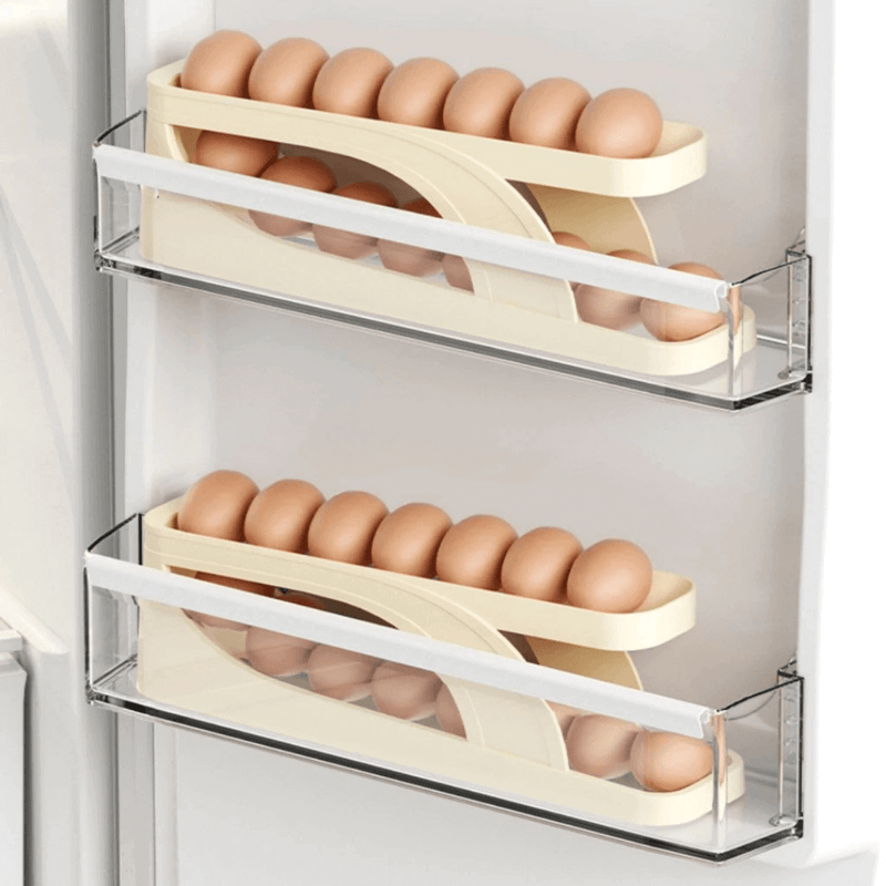 Porta Ovos Automático – Organização, Praticidade e Frescor na Sua Cozinha!