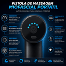PowerGun™ – Pistola de Massagem Miofascial | 6 Velocidades · 4 Ponteiras · Silenciosa