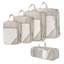 TravelPack™ – Kit 5 Bolsas Organizadoras de Mala | Zíper Duplo · Impermeável