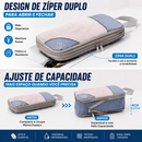 TravelPack™ – Kit 5 Bolsas Organizadoras de Mala | Zíper Duplo · Impermeável