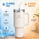 CrownCup™ – Copo Térmico Inox 304 1200ml | 24h Gelado · 12h Quente