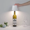LumiGlass – Luminária de Mesa Recarregável para Garrafa | 3 Modos de Luz