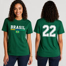 Camiseta 22Brasil™ Unissex — Algodão Confortável com Estampa Brasil e Número 22