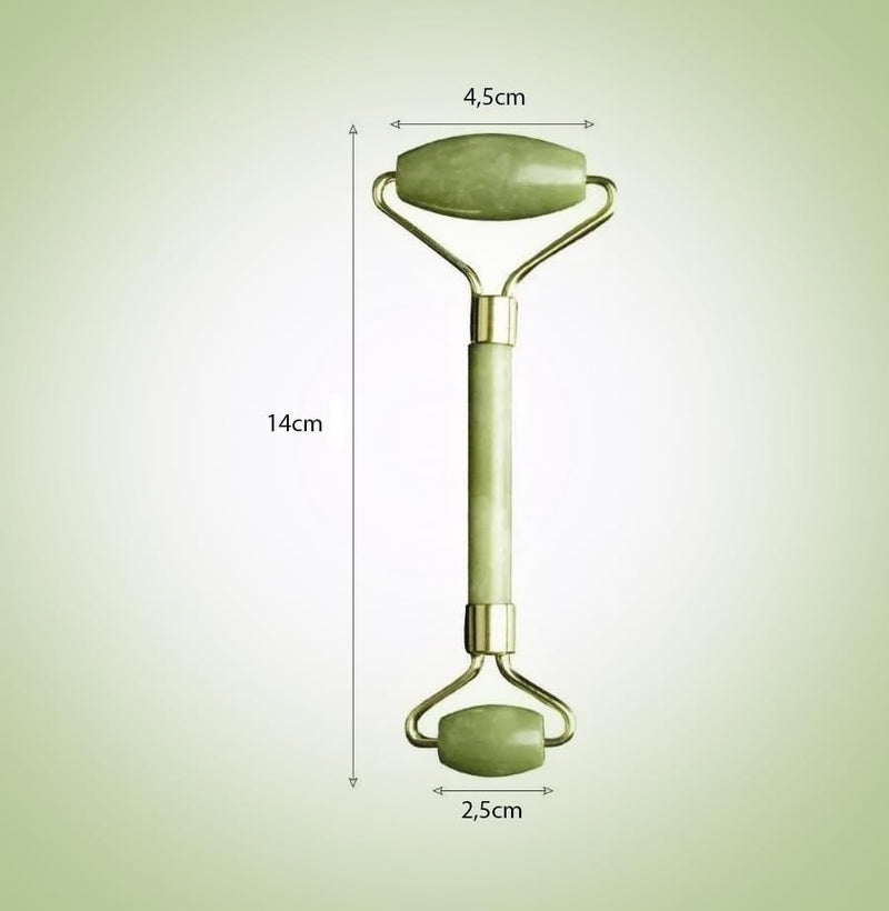 Pedra jade naturalmente fria pele calmante