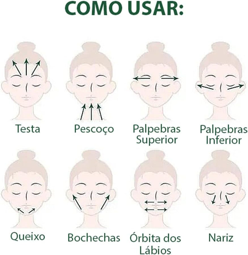 Massagem facial jade skincare rotina