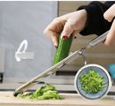 CortaChef 4 em 1™ – Ralador Multifuncional em Aço Inox