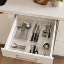 Kit 7 Organizadores OrganiBox™ — Acrílico Transparente para Gavetas