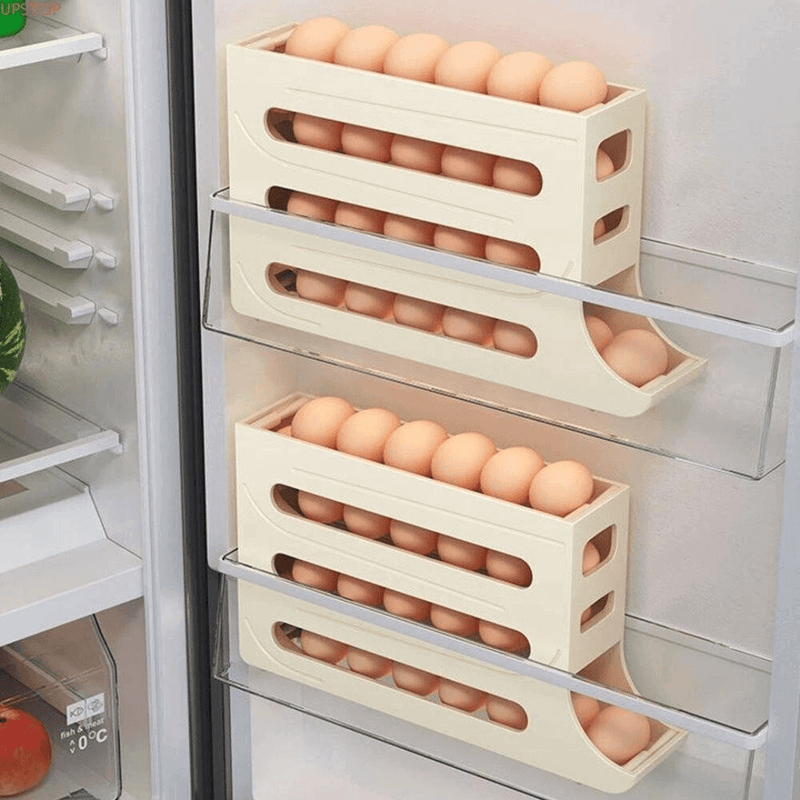 Porta Ovos Automático – Organização, Praticidade e Frescor na Sua Cozinha!