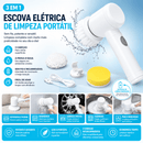 SpinClean™ – Escova Elétrica de Limpeza Portátil 3 em 1 | Sem Fio · Banheiro · Cozinha · Carro