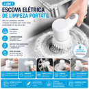SpinClean™ – Escova Elétrica de Limpeza Portátil 3 em 1 | Sem Fio · Banheiro · Cozinha · Carro